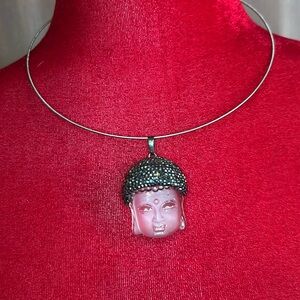 Glass Buddha Choker